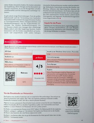 Vorschauseite 2: PubMed-Update 11 2025 Aktive und passive Physiotherapie bei chronischen Rückenschmerzen