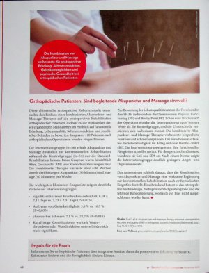 Vorschauseite 3: PubMed-Update 11 2025 Aktive und passive Physiotherapie bei chronischen Rückenschmerzen