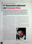 Vorschauseite 1: Ein Schritt in die richtige Richtung: IT-Sicherheit während der Corona-Krise