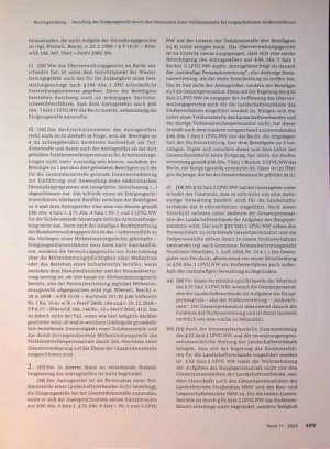 Vorschauseite 4: Zum Personalvertretungsrecht Anrufung der Einigungsstelle durch den Personalrat einer Teildienststelle bei vorgeschaltetem Stufenverfahren