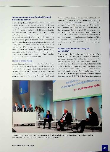 Vorschauseite 2: Medizintechnik von Morgen schon heute ansehen! MEDICA & COMPAMED wachsen zunehmend zusammen.