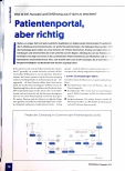 Vorschauseite 1: Patientenportal, aber richtig