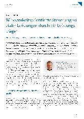 Vorschauseite 1: Wirksamkeitsorientierte Steuerung sozialer Leistungen durch die Leistungsträger