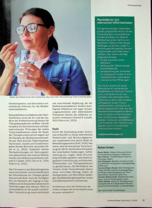 Vorschauseite 2: Chancen und Herausforderungen einer oralen Tumortherapie