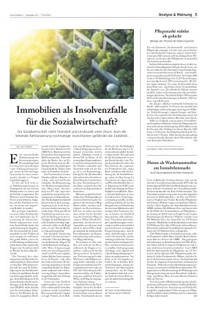Vorschauseite 1: Immobilien als Insolvenzfalle für die Sozialwirtschaft?