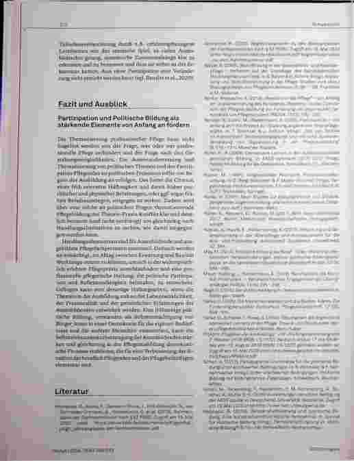 Vorschauseite 4: Partizipation von Anfang an zur Stärkung angehender Pflegefachpersonen