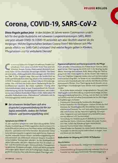 Vorschauseite 1: Corona, COVID-19, SARS-CoV-2