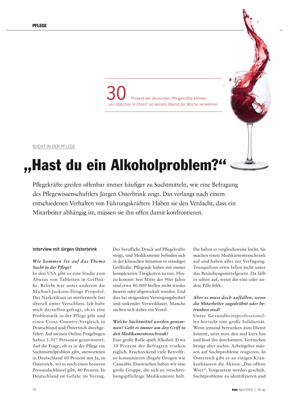 Vorschauseite 1: ?Hast du ein Alkoholproblem??