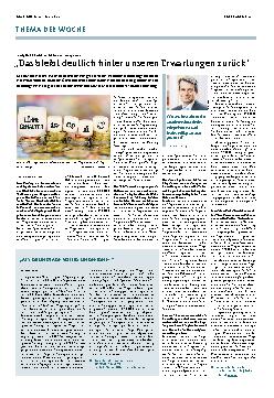 Vorschauseite 1: Das bleibt deutlich hinter unseren Erwartungen zurück.