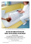 Vorschauseite 1: SICH SICHER FÜHLEN UND ZUR RUHE KOMMEN