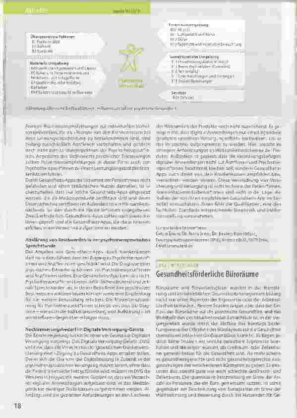 Vorschauseite 2: Gesundheits-Apps bei psychischen Erkrankungen?