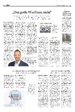 Vorschauseite 1: "Der große Wurf kam nicht."