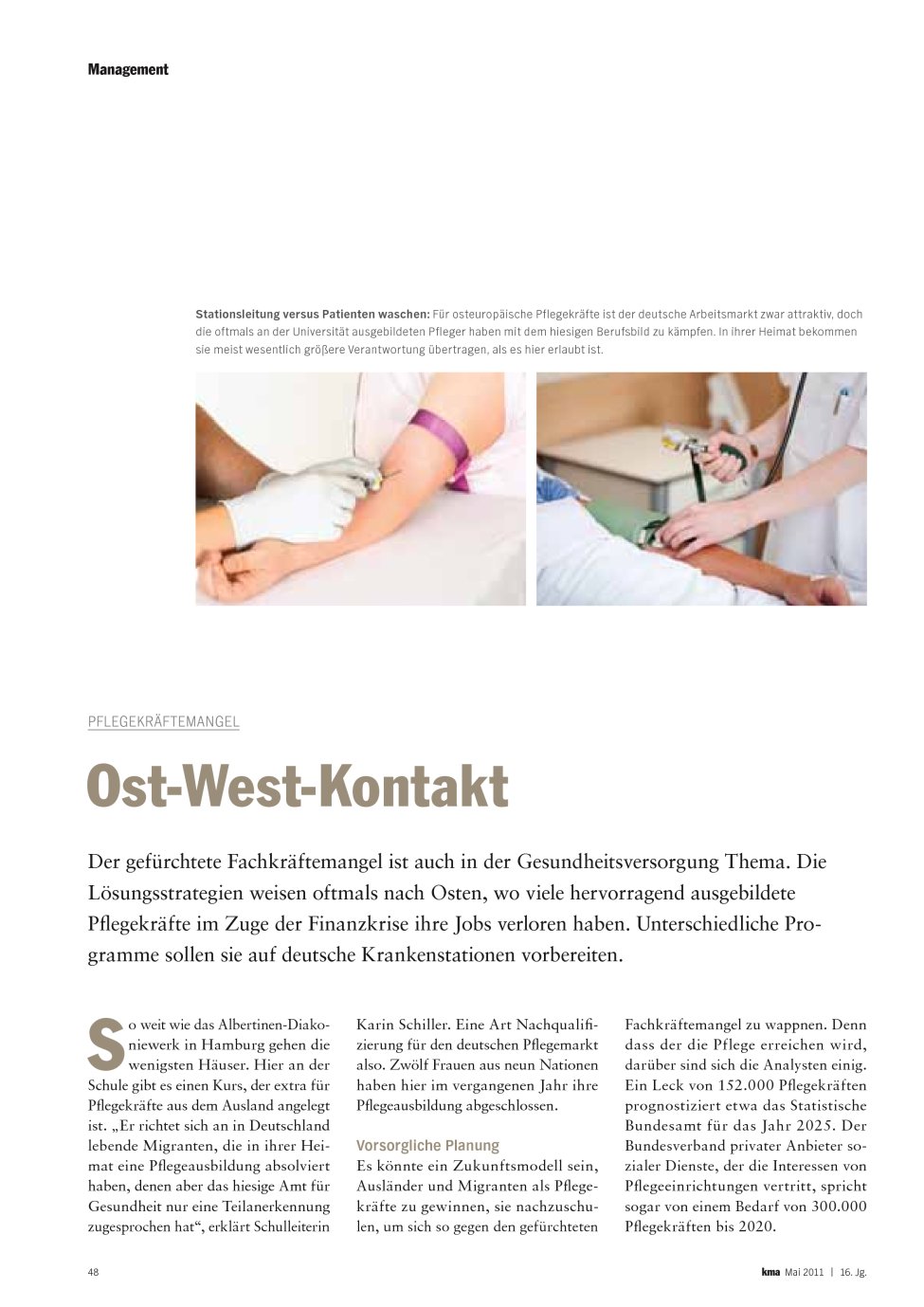 Vorschauseite 1: Ost-West-Kontakt