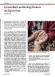 Vorschauseite 1: Gesundheit nachhaltig fördern und gestalten
