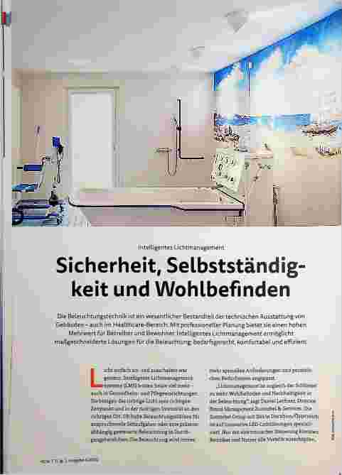 Vorschauseite 1: Intelligentes Lichtmanagement: Sicherheit, Selbstständigkeit und Wohlbefinden