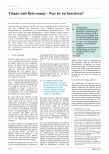 Vorschauseite 1: Triage und Betreuung - Was ist zu beachten?