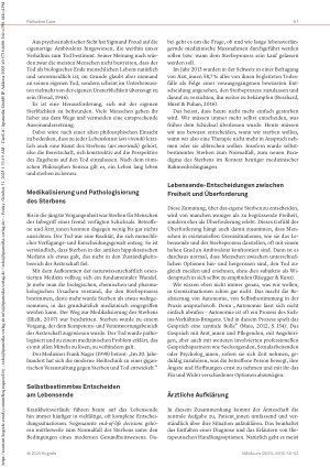 Vorschauseite 2: Sich für das Sterben entscheiden können