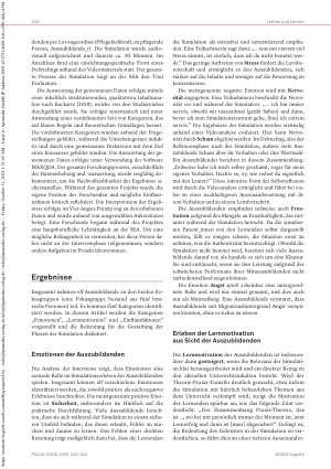 Vorschauseite 2: Simulation erleben Wie Auszubildende Simulationen in der generalistischen Pflegeausbildung erleben