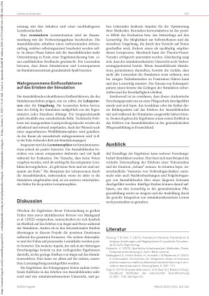 Vorschauseite 3: Simulation erleben Wie Auszubildende Simulationen in der generalistischen Pflegeausbildung erleben