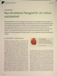 Vorschauseite 1: Nur ein kleiner Absatz für die Schulsozialarbeit