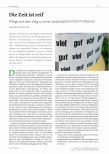 Vorschauseite 1: Die Zeit ist reif: Pflege auf dem Weg zu einer selbstbestimmten Profession.