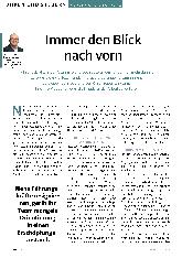 Vorschauseite 1: Immer den Blick nach vorn.