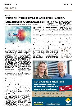 Vorschauseite 1: Pflege und Hygiene eines suprapubischen Katheters