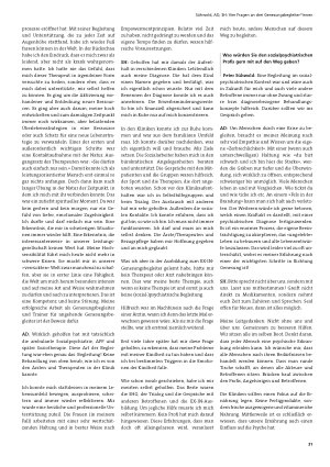 Vorschauseite 3: Vier Fragen an drei Genesungsbegleiter*innen