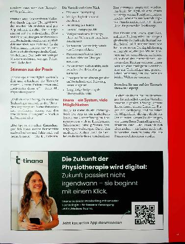 Vorschauseite 2: Physiotherapie am Limit - Zeit für digitale Entlastung