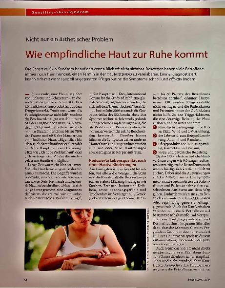 Vorschauseite 1: Nicht nur ein ästhetisches Problem: Wie empfindliche Haut zur Ruhe kommt