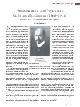 Vorschauseite 1: Neuroanatom und Psychiater Korbinian Brodmann (1868–1918)
