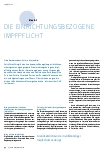Vorschauseite 1: DIE EINRICHTUNGSBEZOGENE IMPFPFLICHT