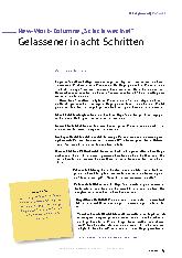 Vorschauseite 1: Gelassener in acht Schritten