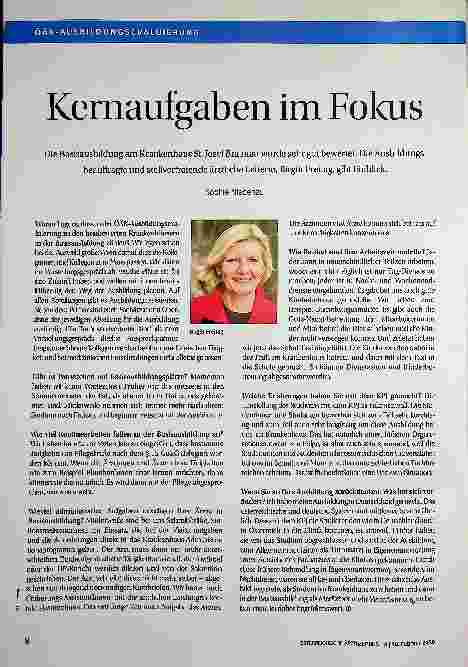 Vorschauseite 1: Kernaufgaben im Fokus