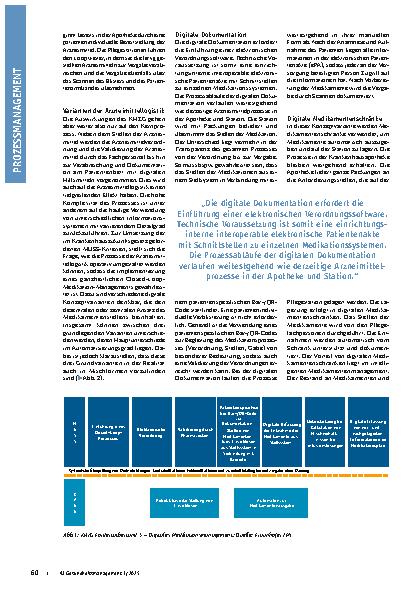 Vorschauseite 2: Digitales Medikationsmanagement Lösungsmöglichkeiten im Rahmen des KHZG