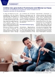 Vorschauseite 1: Inmitten des generischen Femininums sind Männer zu Hause.