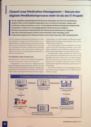 Vorschauseite 1: Closed Loop Medication Management - Warum der digitale Medikationsprozess mehr ist als ein IT-Projekt