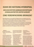 Vorschauseite 1: Kann die Nutzung hydrophiler beschichteter gebrauchsfertiger Einmalkatheter unter Geburt eine Vereinfachung bringen?