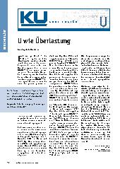 Vorschauseite 1: Corrected: U wie Überlastung