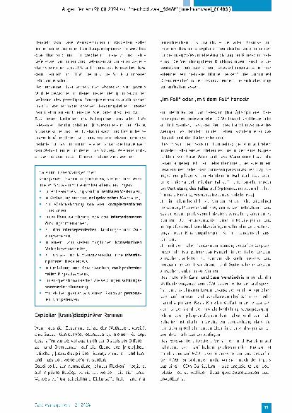Vorschauseite 4: Reflexion aus der Lehre – Impulse zur Weiterentwicklung des CCM-Curriculums
