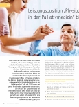Vorschauseite 1: Leistungsposition „Physiotherapeutische Komplexbehandlung in der Palliativmedizin“ bietet flexible Rahmenbedingungen.