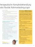 Vorschauseite 2: Leistungsposition „Physiotherapeutische Komplexbehandlung in der Palliativmedizin“ bietet flexible Rahmenbedingungen.