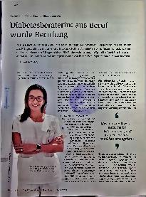 Vorschauseite 1: Diabetesberaterin: aus Beruf wurde Berufung