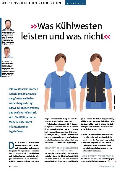 Vorschauseite 1: »Was Kühlwesten leisten und was nicht«