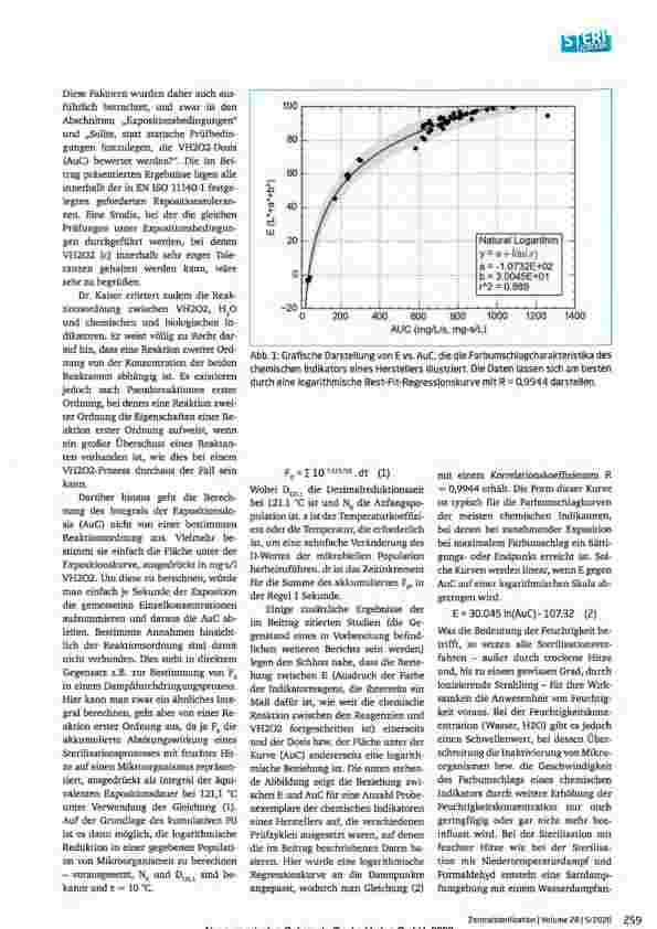 Vorschauseite 2: Chemische Indikatoren zur Überwachung von Sterilisationsprozessen mit verdampftem Wasserstoffperoxid (VH2O2)
