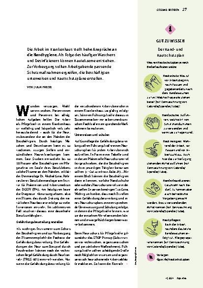 Vorschauseite 2: Mit heiler Haut durch den Pflegealltag