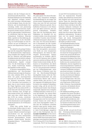 Vorschauseite 3: Hochinvasive Maßnahmen in der prähospitalen Notfallmedizin: Wie setzen wir Möglichkeiten klug und achtsam ein?