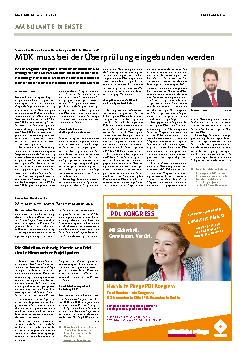 Vorschauseite 1: MDK muss bei der Überprüfung eingebunden werden.