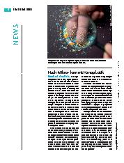 Vorschauseite 1: Nach Mikrokommt Nanoplastik