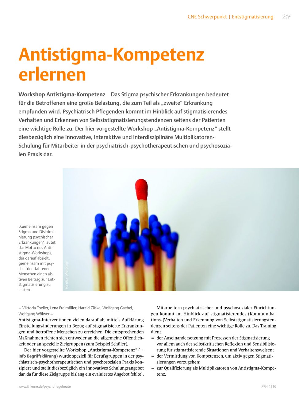 Vorschauseite 1: Antistigma-Kompetenz erlernen